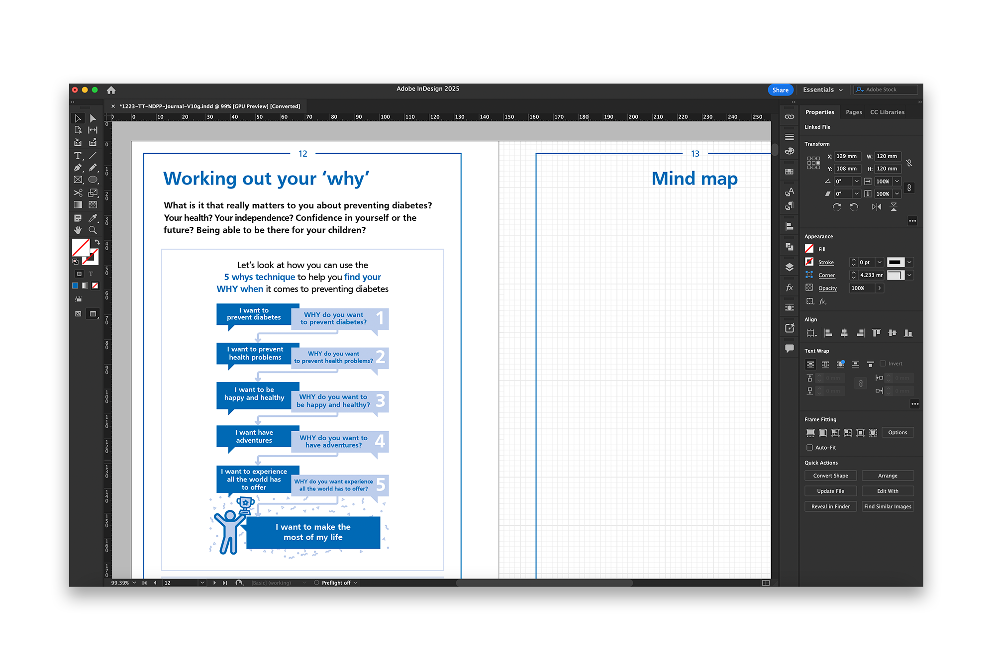 Intuitive movement interior spread